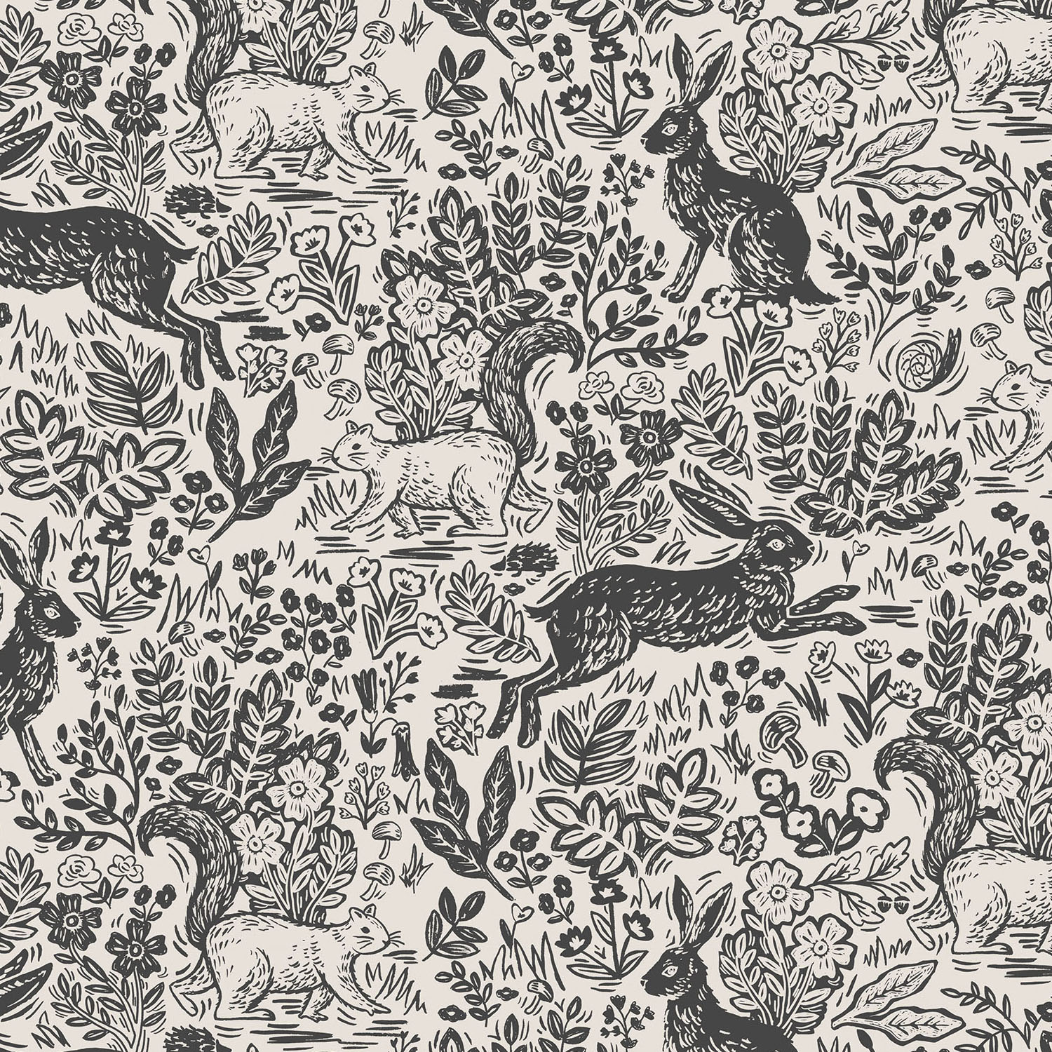 Rifle Paper Co. RP103-CR3 Wildwood Fable Cream Fabric