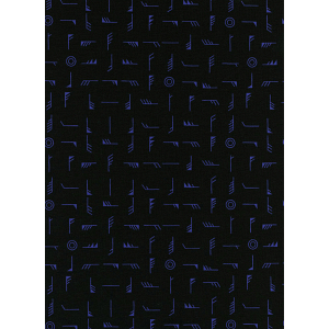 order　FABRIC ② Cotton+Steel Fabrics R1925-002 Zephyr 40 Knots Midnight Fabric