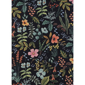 Rifle Paper Co. AB8054-022 Amalfi Herb Garden Midnight Canvas Fabric