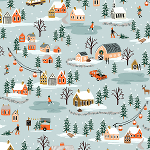 Holiday Classics - FQ Roll shops 29 Pcs - Rifle Paper Co - Cotton+ Steel Fabric - RP600P-FQR