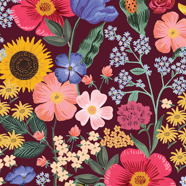 Curio: Blossom in Burgundy Curio: Blossom in Burgundy