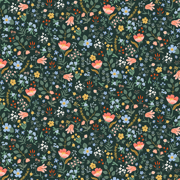 Rifle Paper Co. RP1108-HU2 Curio Bramble Fields Hunter Fabric