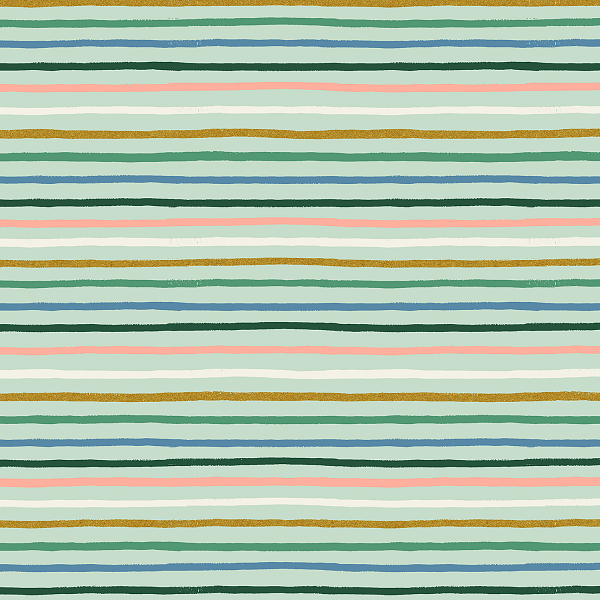 Orchard: Happy Stripe in Mint Orchard: Happy Stripe in Mint
