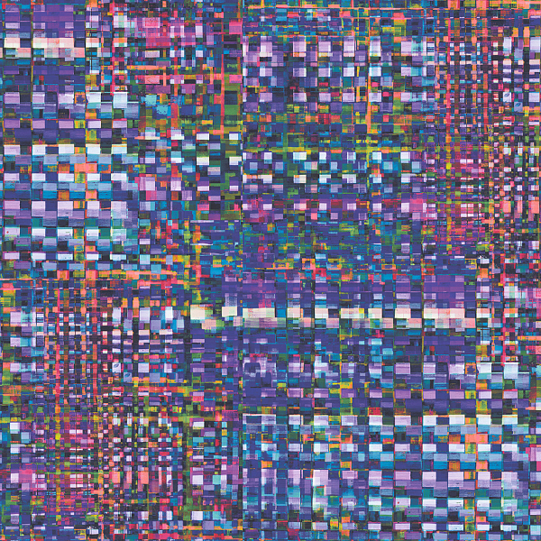 RJR Fabrics RJ809-IN1D Arcadia Checkered Indigo Digiprint Fabric