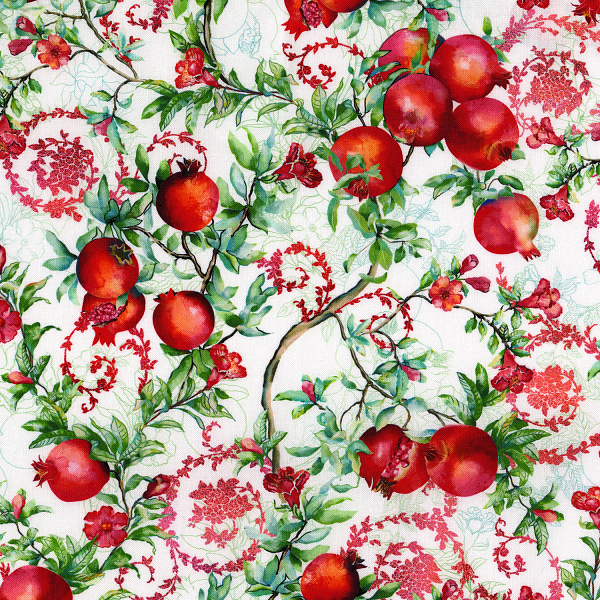 RJR Fabrics 3169-001 Illuminating the Season Balaustine Noel Digiprint ...