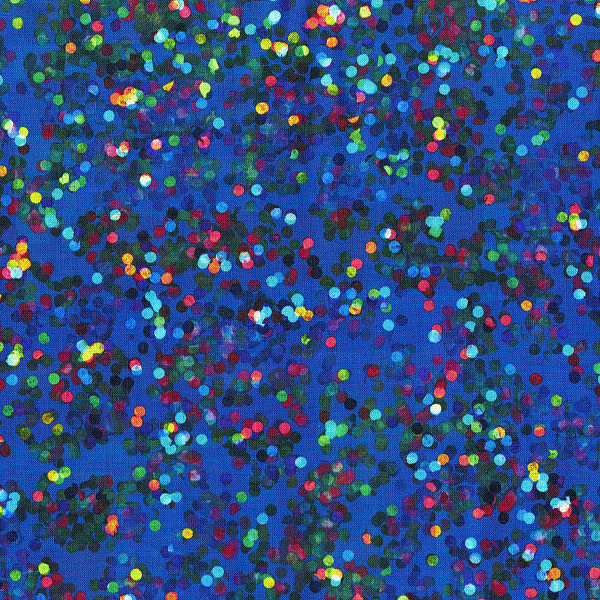 RJR Fabrics 3341001 The Paper Garden Confetti Punch Cobalt Digiprint